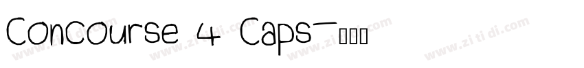 Concourse 4 Caps字体转换